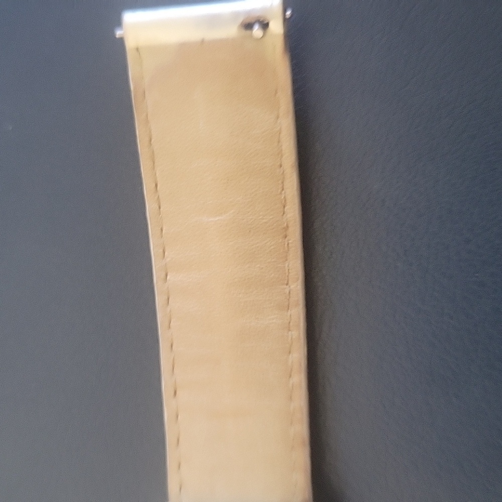 Michele 18mm Pearl Off White Watch Strap Band - Picture 13 of 14